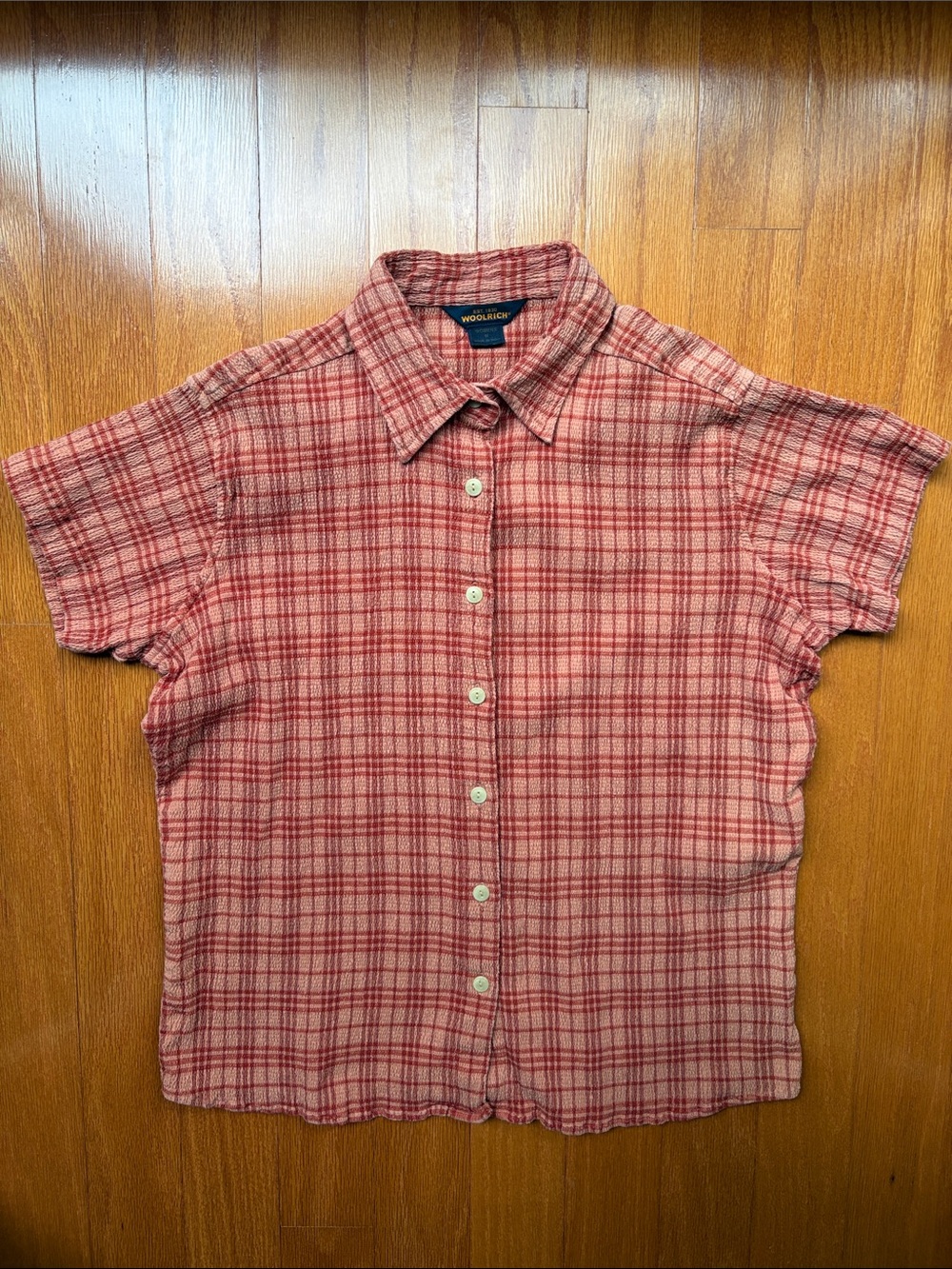 Woolrich  Plaid Short-Sleeve Button-Up Shirt